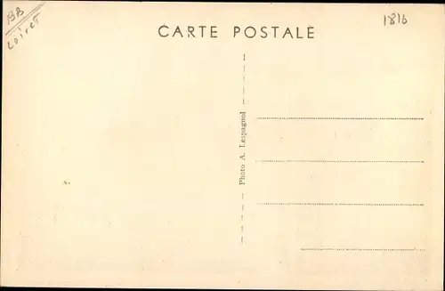 Ak Triguères Loiret, Vue générale
