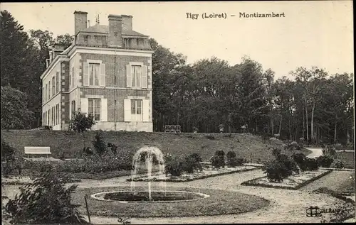 Ak Tigy Loiret, Montizambert, Chateau