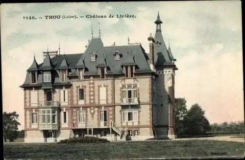 Ak Thou Loiret, Chateau de Liniere