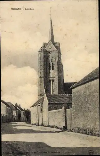 Ak Moigny Essonne, L´Église