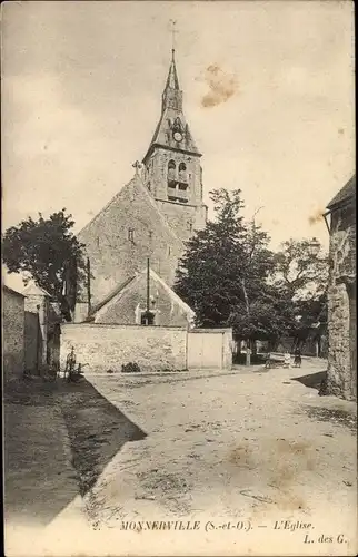 Ak Monnerville Essonne, L´Église