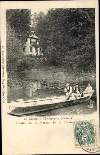 Ak Champigny Val de Marne, Châlet de la Ferme de la Poulerie