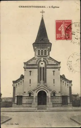 Ak Charentonneau Val de Marne, Église