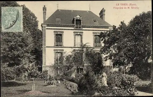 Ak Le Theil Eure, Propriété de M. Séverin