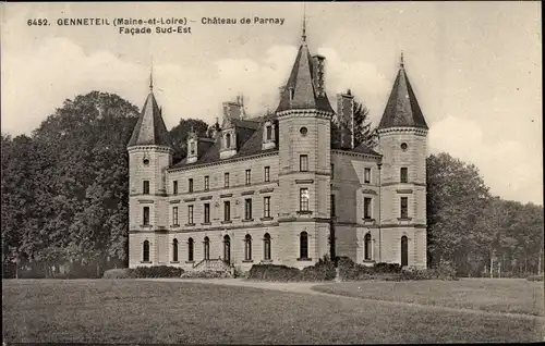 Ak Genneteil Maine et Loire, Château de Parnay