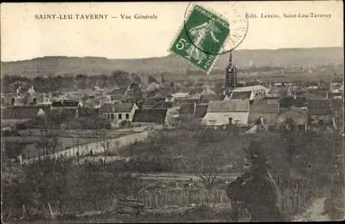 Ak Saint Leu Taverny Val d´Oise, Vue Générale