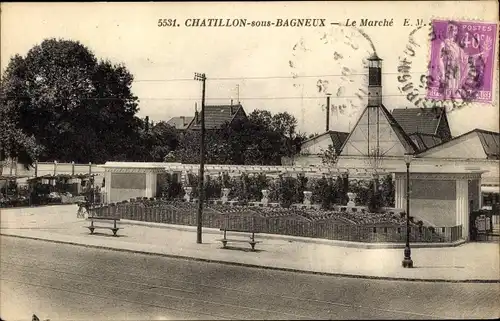 Ak Chatillon Hauts de Seine, Le Marché