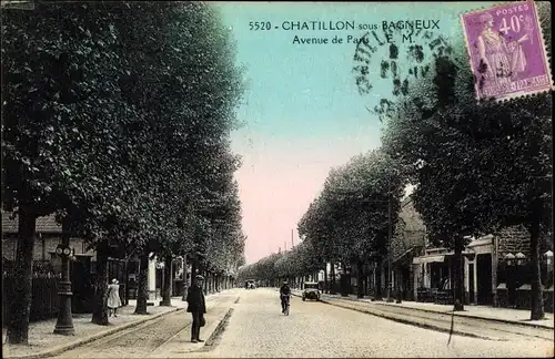 Ak Chatillon Hauts de Seine, Avenue de Paris