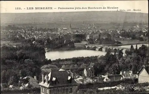 Ak Les Mureaux Yvelines, Panorama