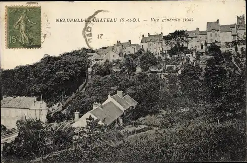 Ak Neauphle le Chateau Yvelines, Vue Générale