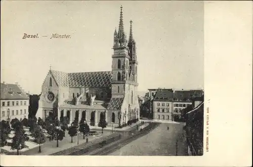 Ak Bâle Basel Stadt Schweiz, Münster