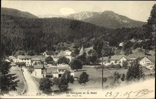 Ak St Cergues Haute Savoie, vue générale, la Dole