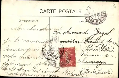 Ak Monnetier Mornex Haute Savoie, Chateau