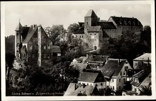 Ak Hohnstein Sächsische Schweiz, Jugendburg