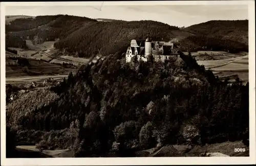 Ak Bad Leutenberg Thüringen, Friedensburg, Hoffmannsblick