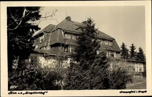 Ak Georgenfeld Altenberg im Erzgebirge, Blick nach dem Lugsteinhof