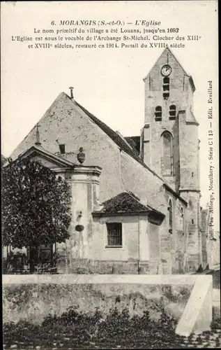 Ak Morangis Essonne, L´Église