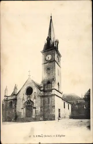 Ak L’Haÿ Val de Marne, Église