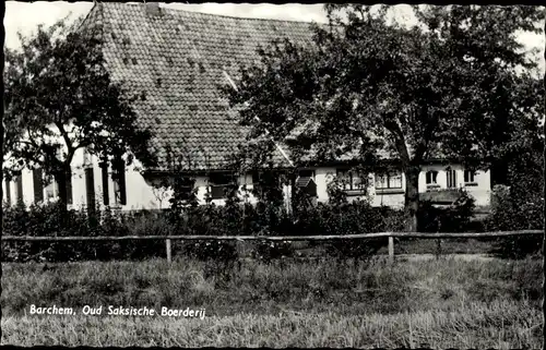 Ak Barchem Gelderland Niederlande, Oud Saksische Boerderij