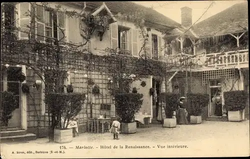 Ak Marlotte Seine et Marne, Hôtel de la Renaissance