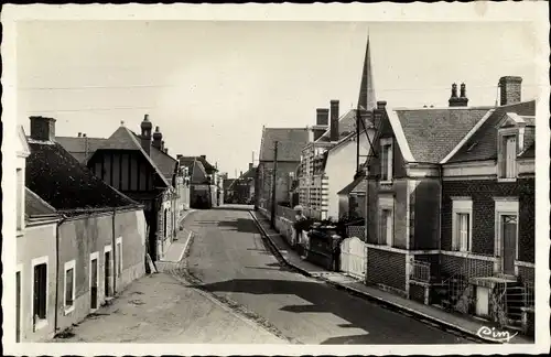 Ak Soings en Sologne Loir et Cher, Rue des Écoles