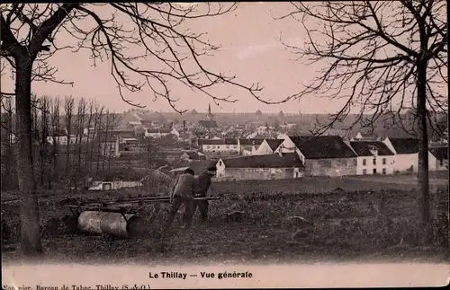 Ak Le Thillay Val d'Oise, Vue Générale