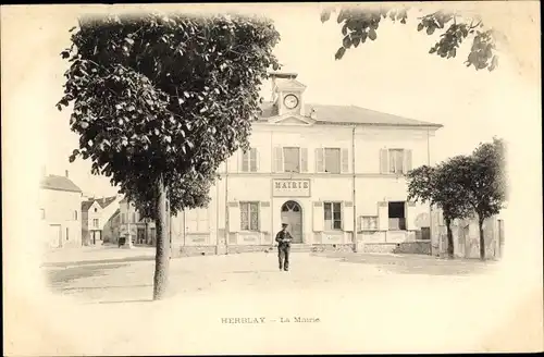 Ak Herblay Val d’Oise, Mairie
