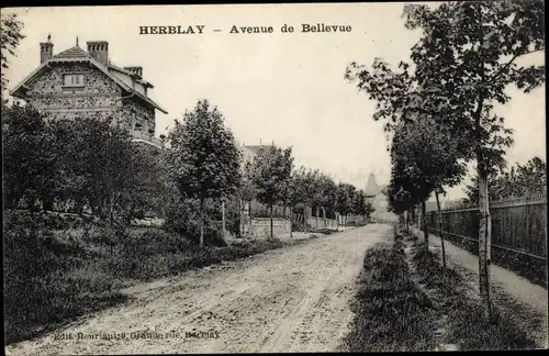 Ak Herblay Val d’Oise, Avenue de Bellevue