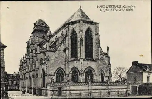 Ak Pont l'Évêque Calvados, Église