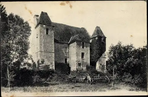 Ak Potigny Calvados, Le Manoir