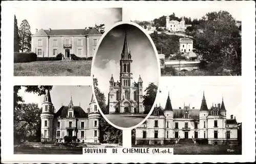 Ak Chemillé Maine et Loire, Chateaus