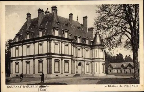 Ak Gournay le Guérin Eure, Château de la Petite Ville