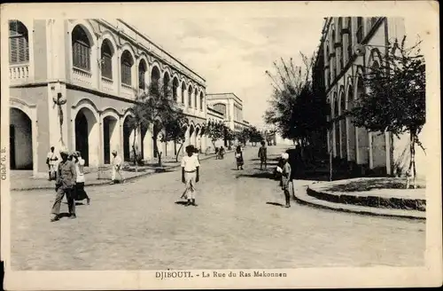 Ak Djibouti Dschibuti, La Rue du Ras Makonnen