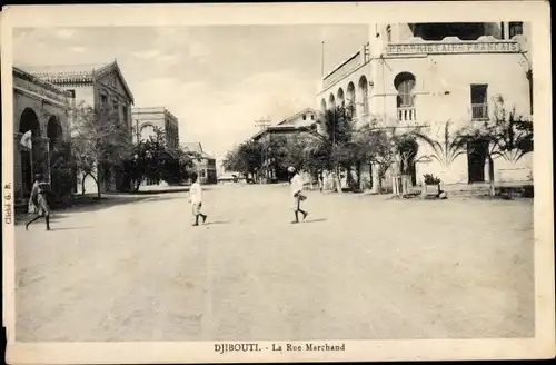 Ak Djibouti Dschibuti, La Rue Marchand