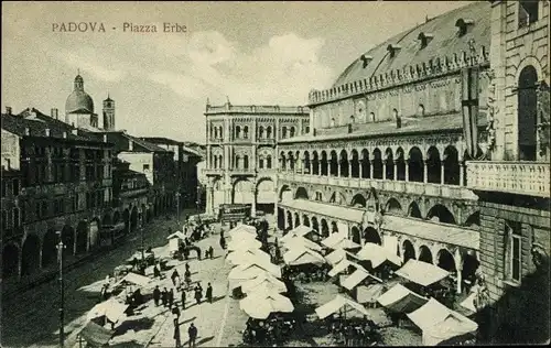 Ak Padova Padua Veneto, Piazza Erbe
