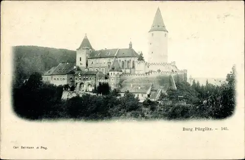 Ak Křivoklát Pürglitz Mittelböhmen, Burg