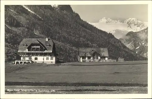 Ak Bad Aussee Steiermark, Hotel Wasnerin, Dachstein