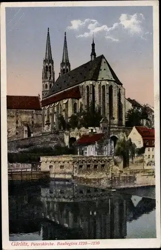 Ak Görlitz in der Lausitz, Peterskirche