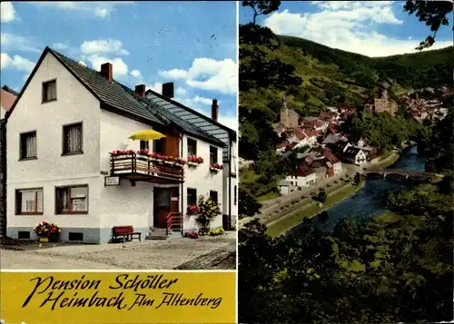 Ak Heimbach in der Eifel, Pension Schöller, Am Altenberg