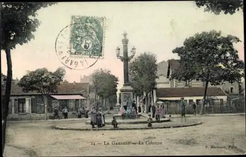 Ak La Garenne Colombes Hauts de Seine, La Colonne