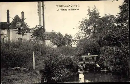 Ak Bures-sur-Yvette Essonne, Vanne du Moulin