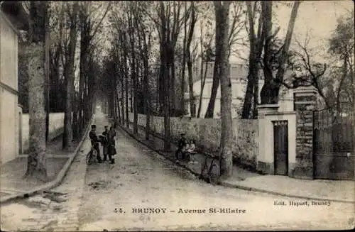 Ak Brunoy Essonne, Avenue Saint Hilaire