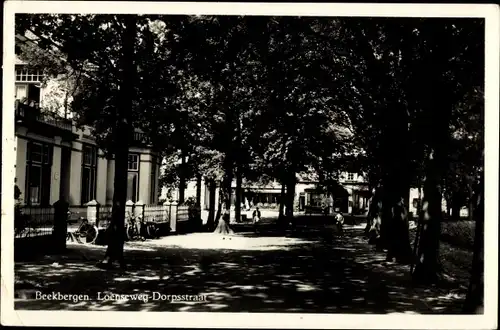 Ak Beekbergen Gelderland, Loenseweg, Dorpstraat