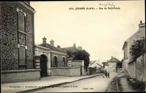 Ak Jouarre Seine et Marne, Rue du Petit Palais