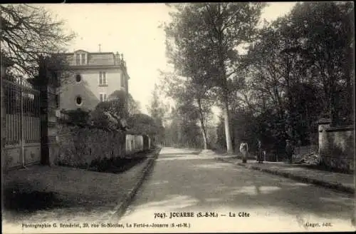 Ak Jouarre Seine et Marne, La Côte