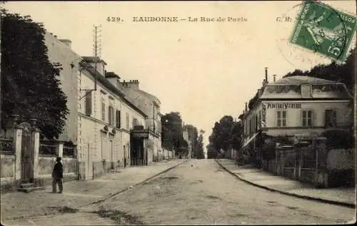 Ak Eaubonne Val d’Oise, Rue de Paris