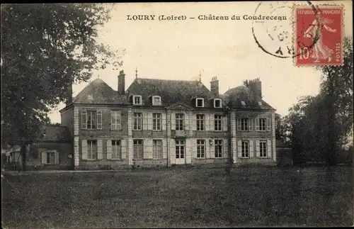 Ak Loury Loiret, Chateau du Coudreceau