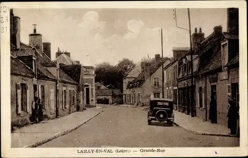 Ak Lailly en Val Loiret, Grande-Rue