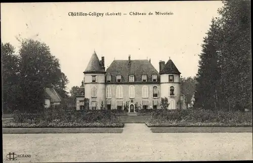 Ak Châtillon Coligny Loiret, Chateau de Mivoisin