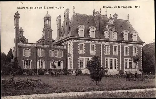 Ak La Ferté Saint Aubin Loiret, Chateau de la Frogerie